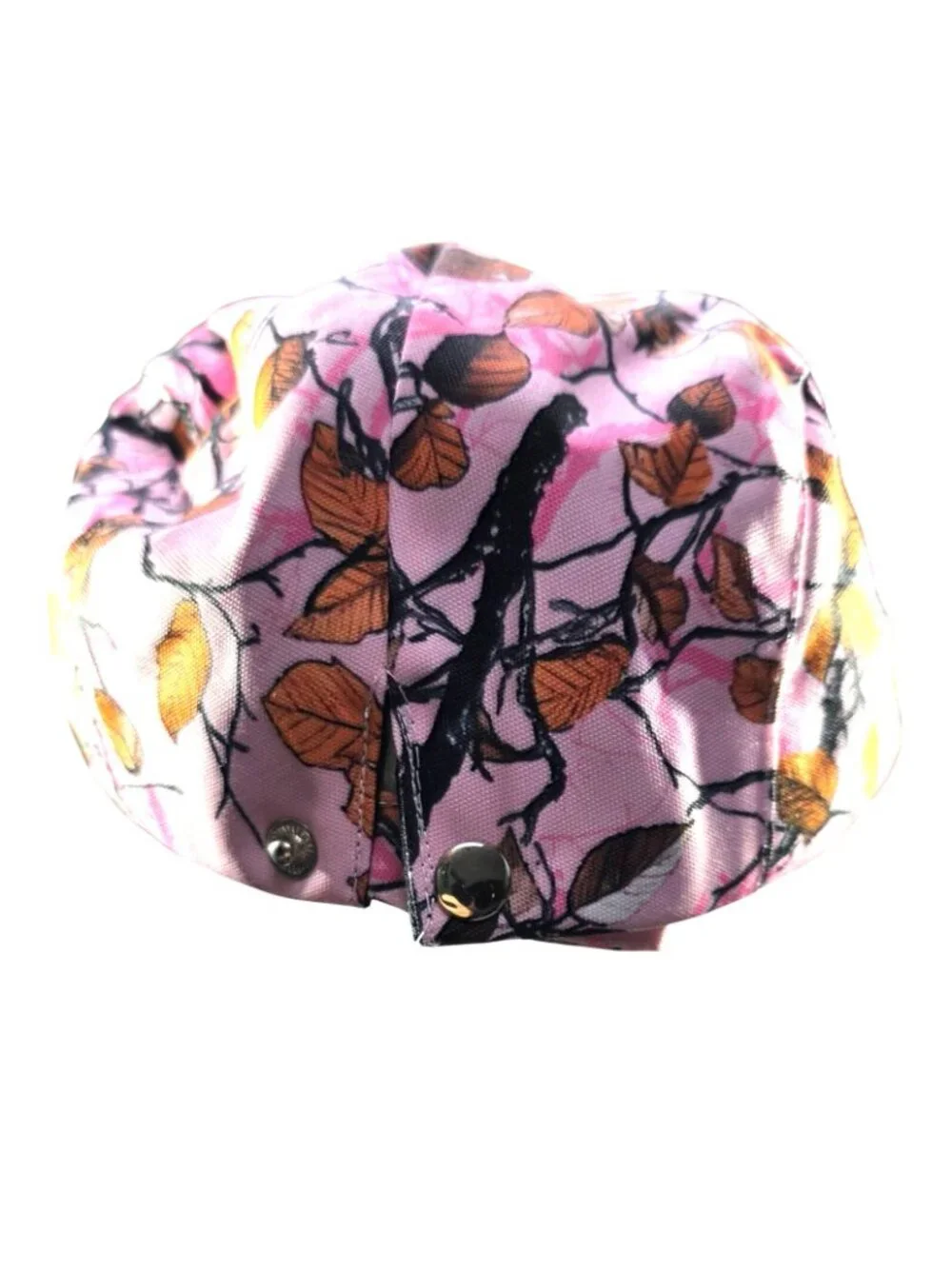 Pink Outdoor Camouflage Ivy Cap Leaf Pattern Unisex Men Women Hat Hunting